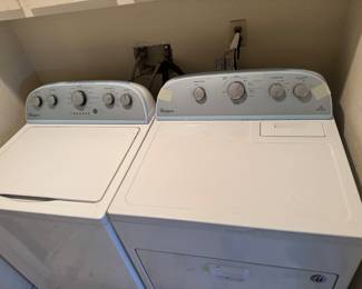 Whirlpool washer and dryer 