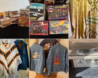 Vintage Technics electronics, vintage toys and clothing 