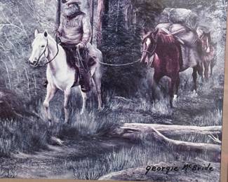 Georgie Mcbride - Mountain Man Framed Art