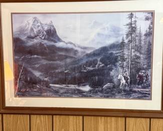 Georgie Mcbride - Mountain Man Framed Art