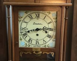 Daneker Pillar Scroll Mantel Clock 