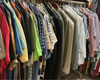 Large Assortment of Mens Clothing