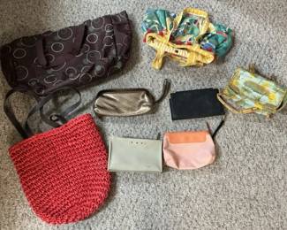 Assortment of Handbags and Wallets 