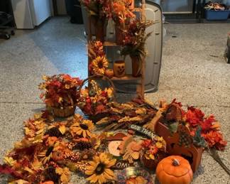 Assortment of Fall Decorations