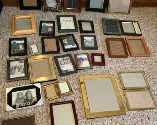 Assortment of Picture Frames 