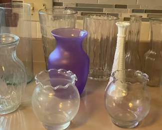 Assortment of Flower Vases