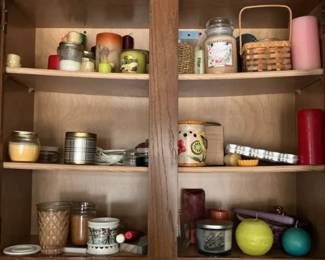 Large Collection of Candles Holders