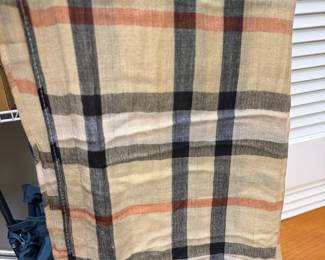 iconic check pattern, Burberry (unsure if authentic)
