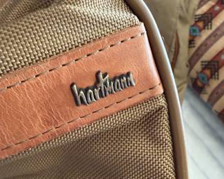 Hartmann Weekender Bag,  American luggage, brass hardware,  highly collectible,