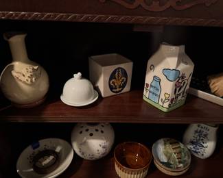 Ganz ceramic creamer , European pottery