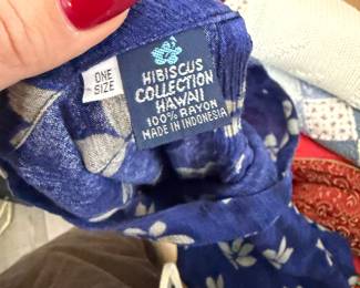 Hibiscus collection Hawaii- one size womenswear 