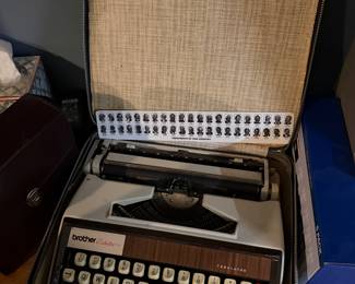 Brother Echelon 77 Portable Typewriter with Case