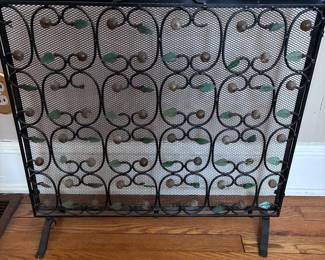 Hand crafted fireplace screen