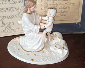 Lenox "Footprints" figurine