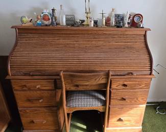 Vintage Rolltop Desk