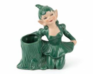 Vintage Gilner California "Pixie Elf" Ceramic Planter 1951