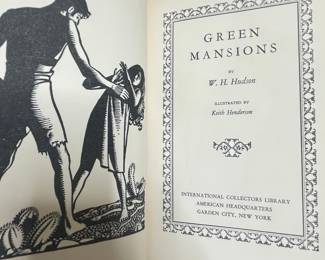 The Iliad of Homer Translated by Alexander Pope and Green Mansions by W. H. Hudson