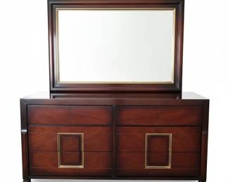 MCM Mahogany Dresser with Mirror