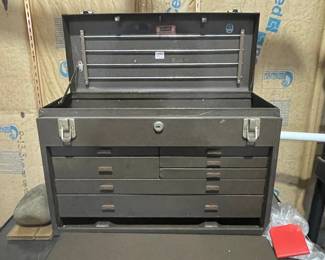 Vintage Kennedy Manufacturing 8-Drawer Machinist Metal Toolbox