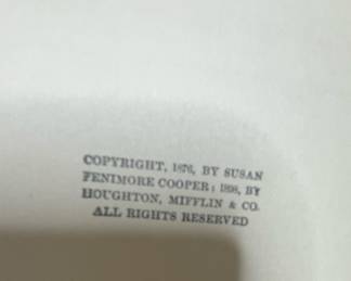 Antique James Fenimore Cooper Leatherstocking Tales Collection