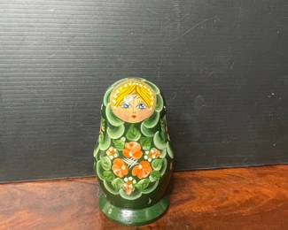 Hand-Painted Wooden Matryoshka Doll