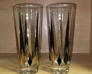 Anchor Hocking Golden Peaks Atomic Arrow Tumblers (Set of 2)