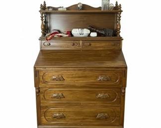 Antique Davis Cabinet Co. Lillian Russell Secretary Desk