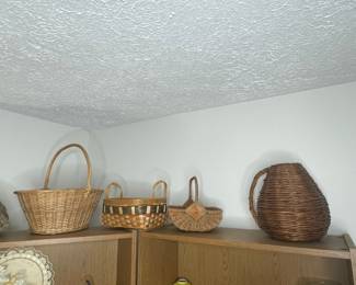 Woven Wicker and Rattan Baskets