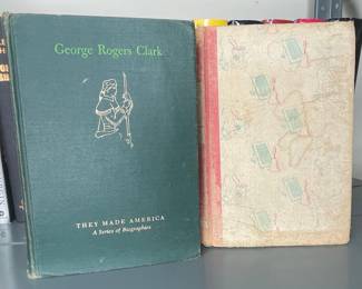 Vintage books: They Made America & The Adventures of Tom Sawyer