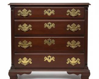 Chippendale Style Cherry Bedside Chest