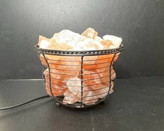 Himalayan Salt Lamp Metal Basket