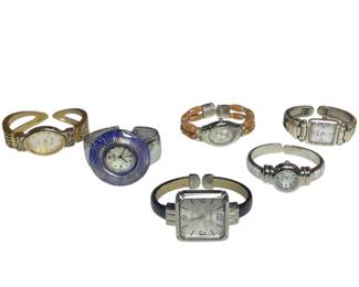 Cuff Watches including Geneva, Narmi, Embassy, and Chico's