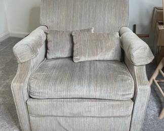 Upholstered Swivel Glider Recliner