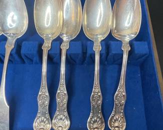 M.W. Galt Bros. & Co. Sterling Silver Serving Spoons