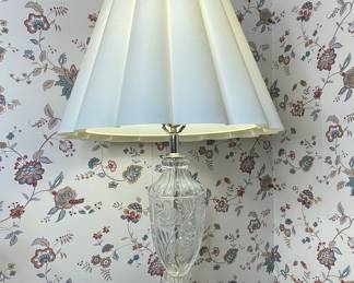 Vintage Crystal Table Lamp 