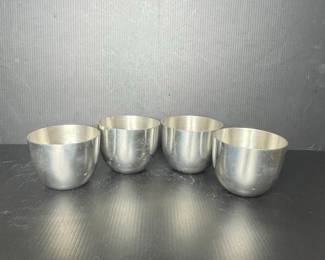 Vintage Smyth Pewter Cups