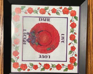 CrossStitch Dare to Live, Love to Laugh