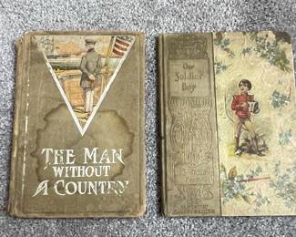 Antique Books: The Man Without a Country / Our Soldier Boy 