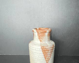 Bill Burrows Signed Pottery Vase