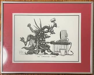 The Computers Down by R.C. Matteson Print