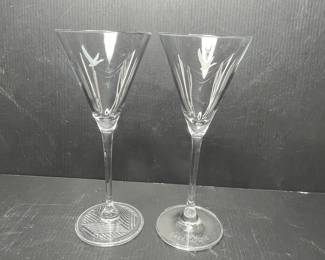 Grey Goose "Flying Goose" Martini Glasses