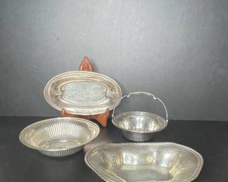 Vintage Sterling Silver Serving Dishes