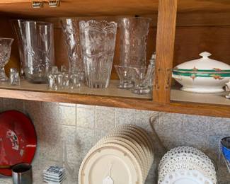 DePlomb crystal vases