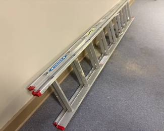. . . Werner aluminum extension ladder