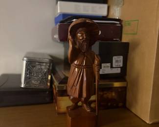 . . . carved warrior