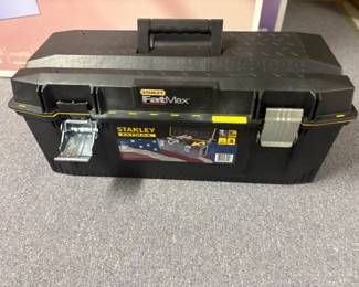 . . . large tool box filled with tools