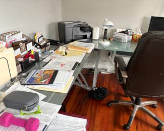 . . . glass office station