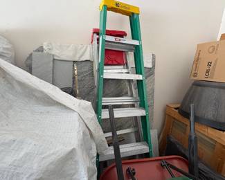 . . . Werner fiberglass ladder