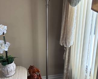 . . .brushed nickel standing lamp