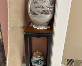 . . . nice stand with large vase